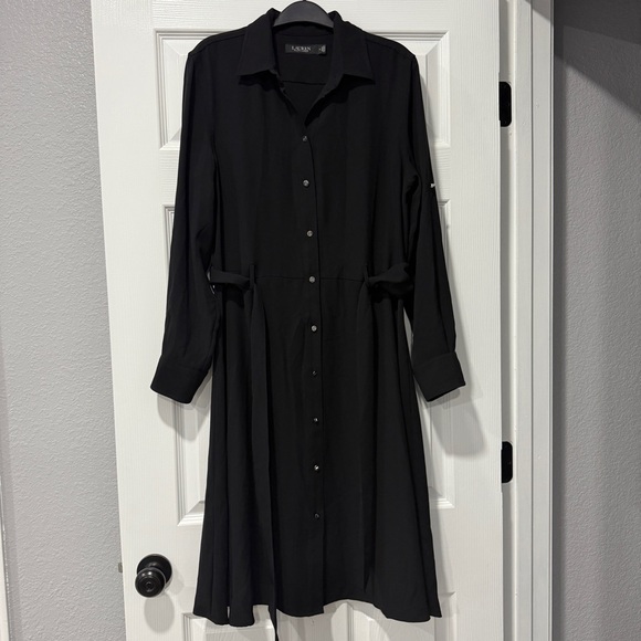 Ralph Lauren Dresses & Skirts - Ralph Lauren Black Long Sleeve Shirtdress